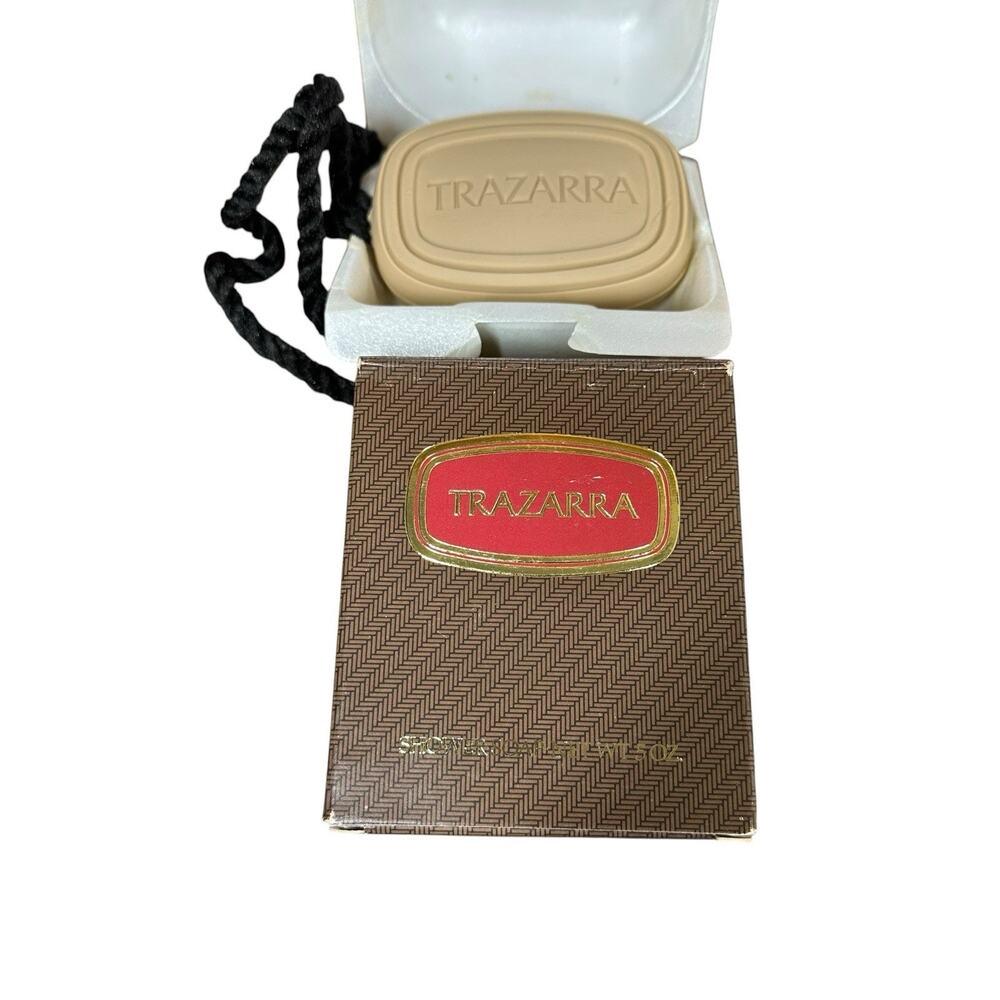 Avon Mens Vintage Trazarra Shower Soap on a Rope 5oz Fragranced Scented USA